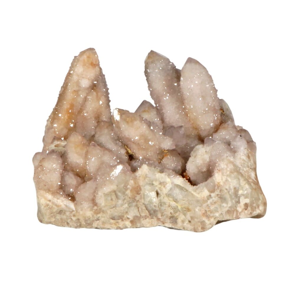 Spiritkwarts cluster staand 13,5 x 12 x 8,5 cm | 1037 gram