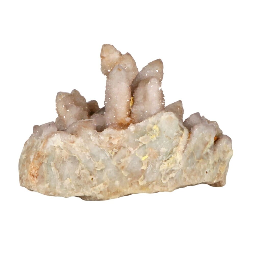Spiritkwarts cluster staand 13,5 x 12 x 8,5 cm | 1037 gram