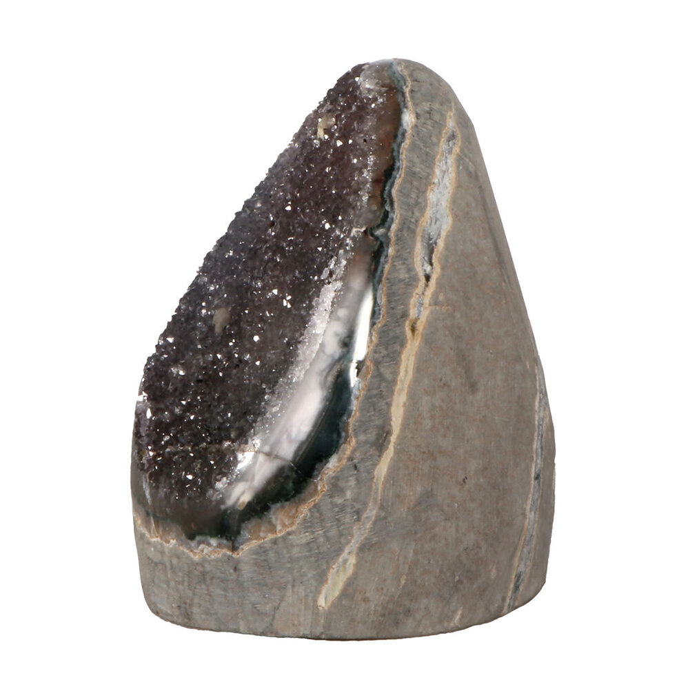 Amethist (galaxy) cluster staand 8,5 x 7,5 x 6,5 cm | 449 gram Amethist (galaxy) cluster staand 8,5 x 7,5 x 6,5 cm | 449 gram