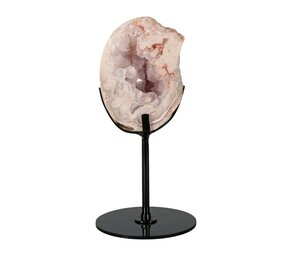 Amethist (roze) A-kwaliteit op standaard 8,5 x 6,5 x 6 cm | 511 gram