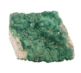 Fluoriet (groen) cluster staand 18 x 16,5 x 7,5 cm | 2228 gram