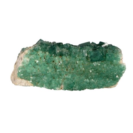 Fluoriet (groen) cluster staand 18 x 16,5 x 7,5 cm | 2228 gram