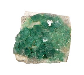 Fluoriet (groen) cluster staand 13 x 12,5 x 8,5 cm | 1644 gram