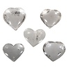 Bergkristal edelsteen hart 5,5 - 6,5 cm Bergkristal edelsteen hart 5,5 - 6,5 cm