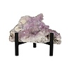 Amethist bloem cluster op standaard 13,5 x 10 x 6 cm | 401 gram Amethist bloem cluster op standaard 13,5 x 10 x 6 cm | 401 gram