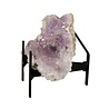 Amethist bloem cluster op standaard 13,5 x 10 x 6 cm | 401 gram Amethist bloem cluster op standaard 13,5 x 10 x 6 cm | 401 gram
