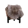 Amethist bloem cluster op standaard 12 x 9 x 1 cm | 440 gram Amethist bloem cluster op standaard 12 x 9 x 1 cm | 440 gram