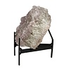 Amethist met prasioliet cluster op standaard 17,5 x 11 x 9 cm | 1126 gram Amethist met prasioliet cluster op standaard 17,5 x 11 x 9 cm | 1126 gram