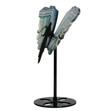 Fluoriet (multi) engel op standaard 26,5 x 12 x 0,5 cm | 589 gram Fluoriet (multi) engel op standaard 26,5 x 12 x 0,5 cm | 589 gram