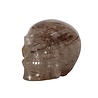 Rutielkwarts (koper) kristallen schedel 8 x 7 x 6 cm | 435 gram Rutielkwarts (koper) kristallen schedel 8 x 7 x 6 cm | 435 gram