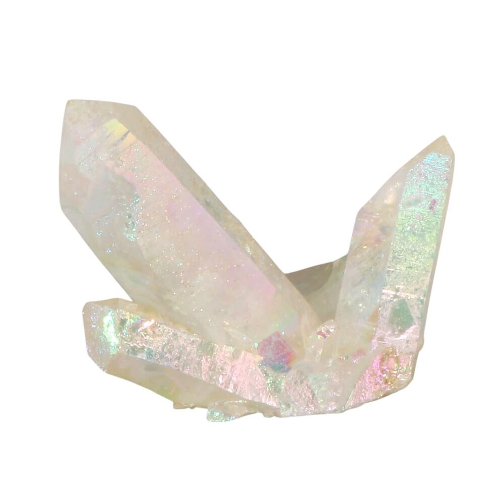 Angel aura kwarts cluster 7 x 6 x 3 cm | 61 gram Angel aura kwarts cluster 7 x 6 x 3 cm | 61 gram