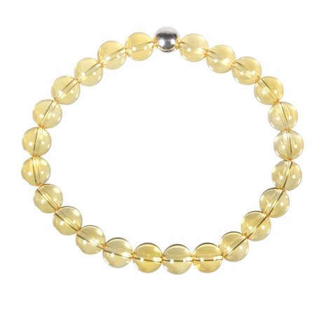 Citrien armband 18 cm | 8 mm kralen