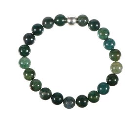 Mosagaat armband 18 cm | 8 mm kralen Mosagaat armband 18 cm | 8 mm kralen
