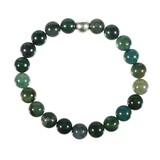 Mosagaat armband 20 cm | 8 mm kralen Mosagaat armband 20 cm | 8 mm kralen