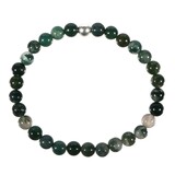 Mosagaat armband 18 cm | 6 mm kralen Mosagaat armband 18 cm | 6 mm kralen