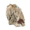 Cavansiet roosje met stilbiet staand 12,5 x 11 x 7,5 cm | 964 gram Cavansiet roosje met stilbiet staand 12,5 x 11 x 7,5 cm | 964 gram