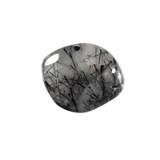 Toermalijnkwarts steen getrommeld 10 - 20 gram Toermalijnkwarts steen getrommeld 10 - 20 gram