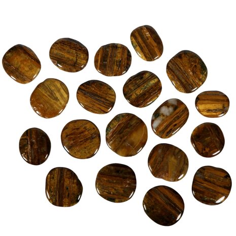 Pietersiet (bruin) steen plat gepolijst