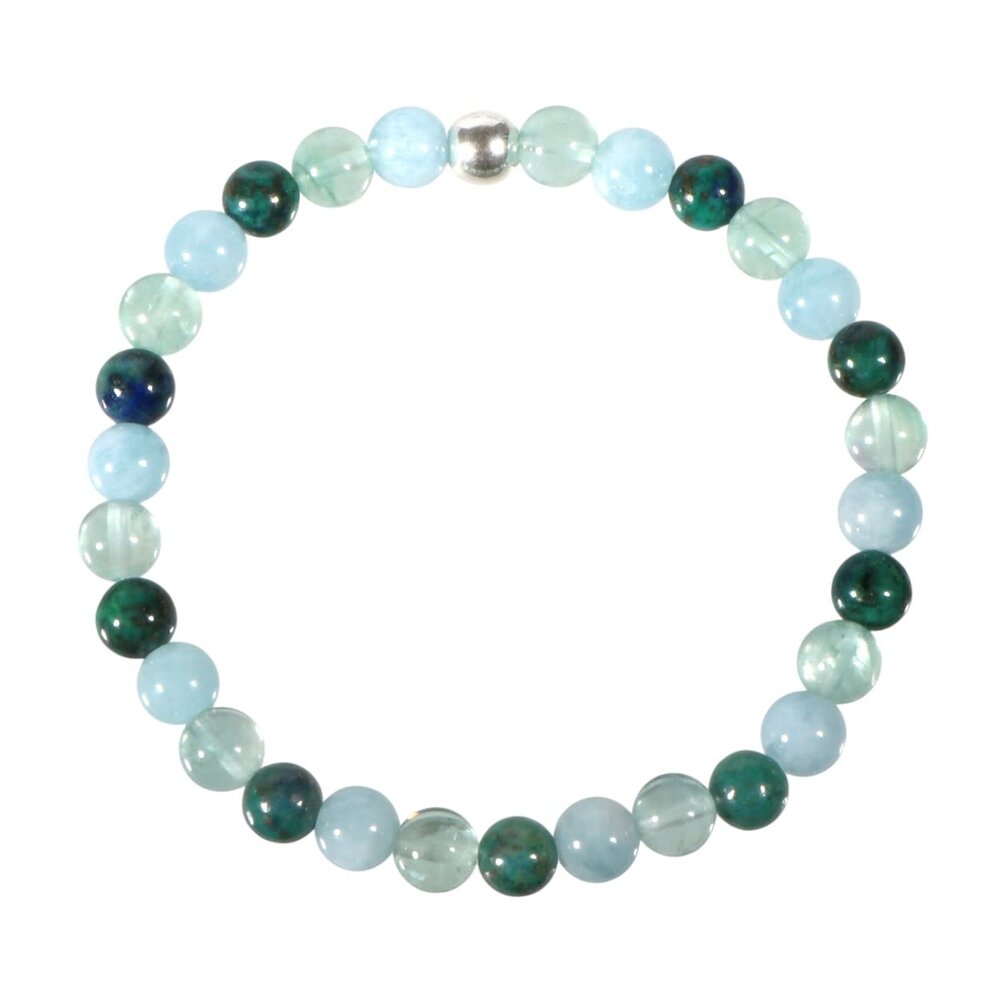 Armband sterrenbeeld waterman 18 cm | 6 mm kralen Armband sterrenbeeld waterman 18 cm | 6 mm kralen