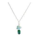 Zilveren ketting tros sterrenbeeld waterman Zilveren ketting tros sterrenbeeld waterman