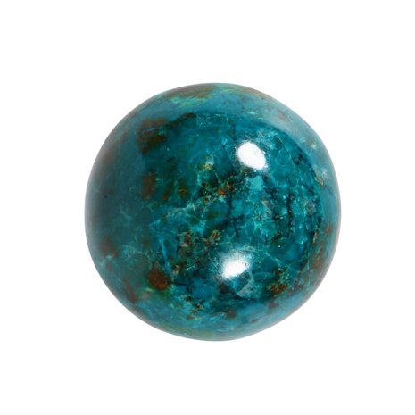 Chrysocolla A-kwaliteit bol 53,5 mm | 230 gram Chrysocolla A-kwaliteit bol 53,5 mm | 230 gram