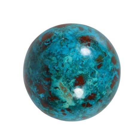 Chrysocolla A-kwaliteit bol 58,5 mm |  264 gram Chrysocolla A-kwaliteit bol 58,5 mm |  264 gram