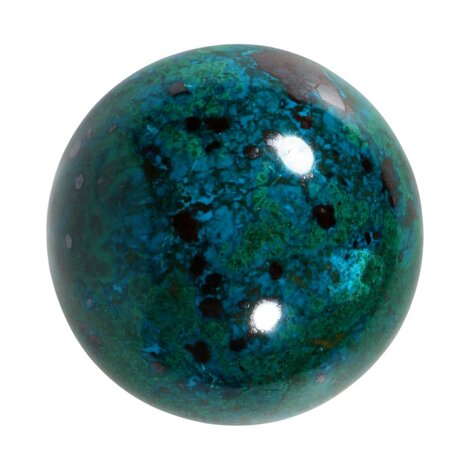 Chrysocolla A-kwaliteit bol 67 mm | 504 gram