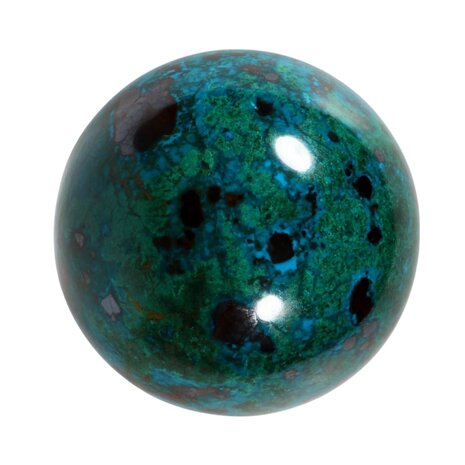 Chrysocolla A-kwaliteit bol 67 mm | 504 gram