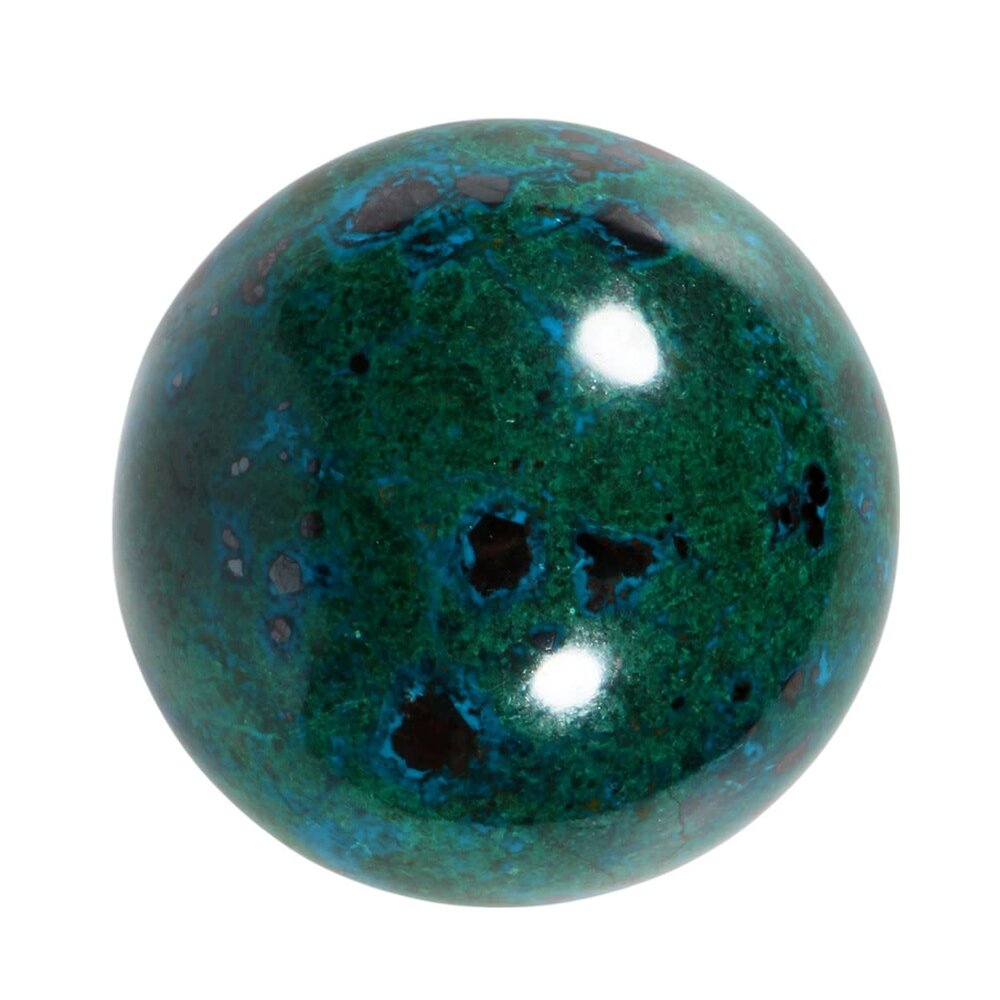 Chrysocolla A-kwaliteit bol 67 mm | 504 gram