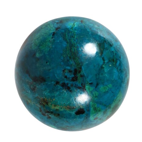 Chrysocolla A-kwaliteit bol 70 mm | 510 gram
