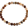 Geopaliseerd hout armband 18 cm | 6 mm kralen Geopaliseerd hout armband 18 cm | 6 mm kralen