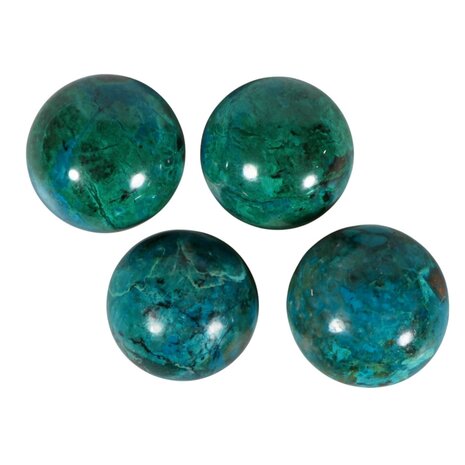 Chrysocolla A-kwaliteit bol 42 - 46 mm Chrysocolla A-kwaliteit bol 42 - 46 mm