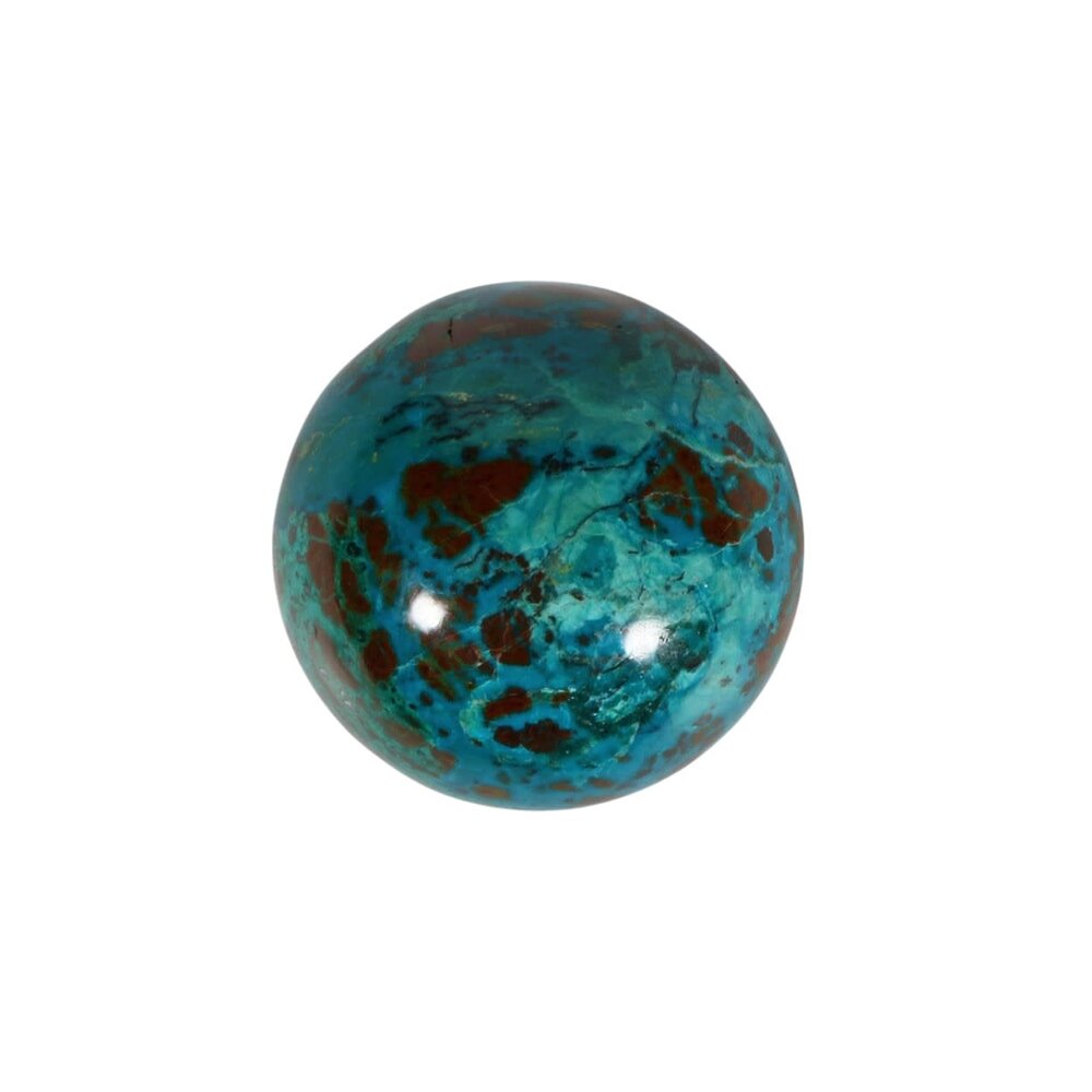 Chrysocolla A-kwaliteit bol 48 - 52 mm Chrysocolla A-kwaliteit bol 48 - 52 mm