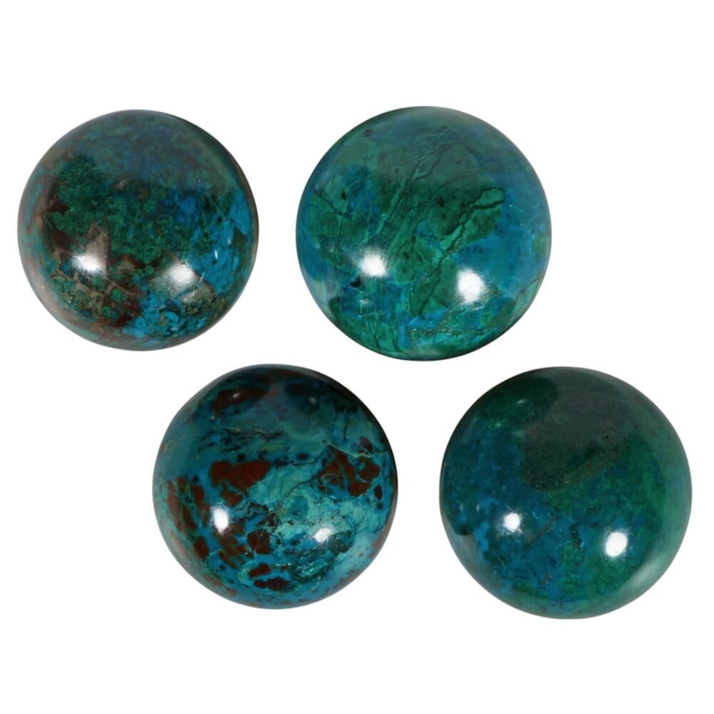 Chrysocolla A-kwaliteit bol 48 - 52 mm Chrysocolla A-kwaliteit bol 48 - 52 mm