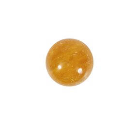 Fluoriet (geel) met mica bol 34 - 38 mm Fluoriet (geel) met mica bol 34 - 38 mm