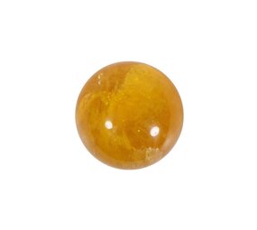Fluoriet (geel) met mica bol 38 - 42 mm Fluoriet (geel) met mica bol 38 - 42 mm