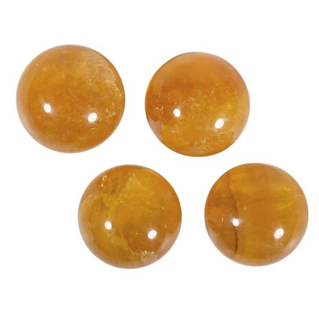 Fluoriet (geel) met mica bol 38 - 42 mm Fluoriet (geel) met mica bol 38 - 42 mm