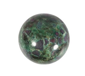 Robijn in fuchsiet bol 55 - 60 mm