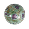 Robijn in fuchsiet bol 62,1 mm | 364 gram Robijn in fuchsiet bol 62,1 mm | 364 gram