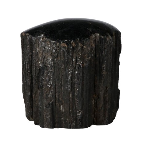 Toermalijn (zwart) 1 zijde gepolijst staand 9 x 8,5 x 6,5 cm | 931 gram