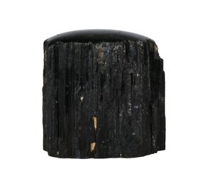 Toermalijn (zwart) 1 zijde gepolijst staand 9 x 8,5 x 7 cm | 1062 gram
