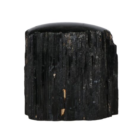Toermalijn (zwart) 1 zijde gepolijst staand 9 x 8,5 x 7 cm | 1062 gram