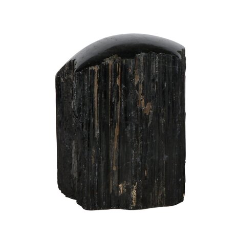 Toermalijn (zwart) 1 zijde gepolijst staand 9 x 8,5 x 7 cm | 1062 gram