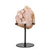 Amethist (roze) A-kwaliteit op standaard 9 x 8,5 x 3 cm | 381 gram Amethist (roze) A-kwaliteit op standaard 9 x 8,5 x 3 cm | 381 gram