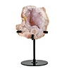 Amethist (roze) A-kwaliteit op standaard 10 x 9,5 x 3,5 cm | 439 gram Amethist (roze) A-kwaliteit op standaard 10 x 9,5 x 3,5 cm | 439 gram