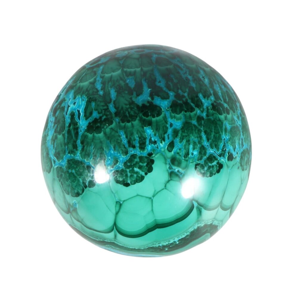 Azuriet-malachiet met chrysocolla bol 62 mm | 384 gram Azuriet-malachiet met chrysocolla bol 62 mm | 384 gram