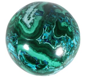 Azuriet-malachiet met chrysocolla bol 93 mm | 1280 gram
