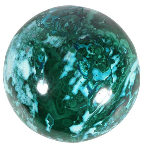 Azuriet-malachiet met chrysocolla bol 93 mm | 1280 gram