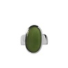 Zilveren ring jade maat 17 1/2 | ovaal 1,8 x 1 cm Zilveren ring jade maat 17 1/2 | ovaal 1,8 x 1 cm