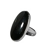 Zilveren ring nuummiet maat 18 (verstelbaar) | ovaal 3,1 x 1,7 cm Zilveren ring nuummiet maat 18 (verstelbaar) | ovaal 3,1 x 1,7 cm